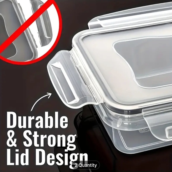 T424 48 Piece Ultra Durable Food Storage Container Set - Picture 5 of 6